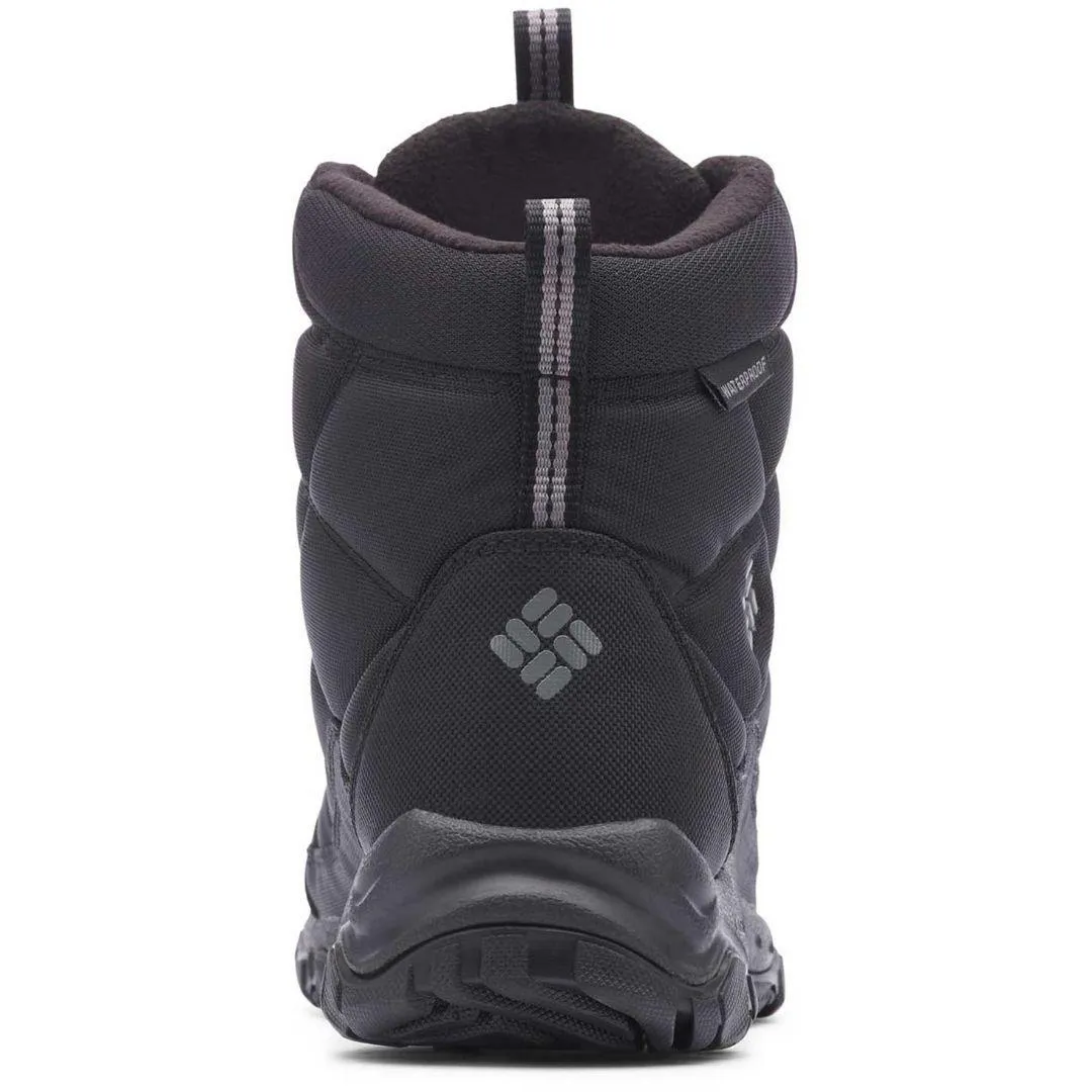 Columbia Men Black FIRECAMP BOOT Water Resistant Shoes