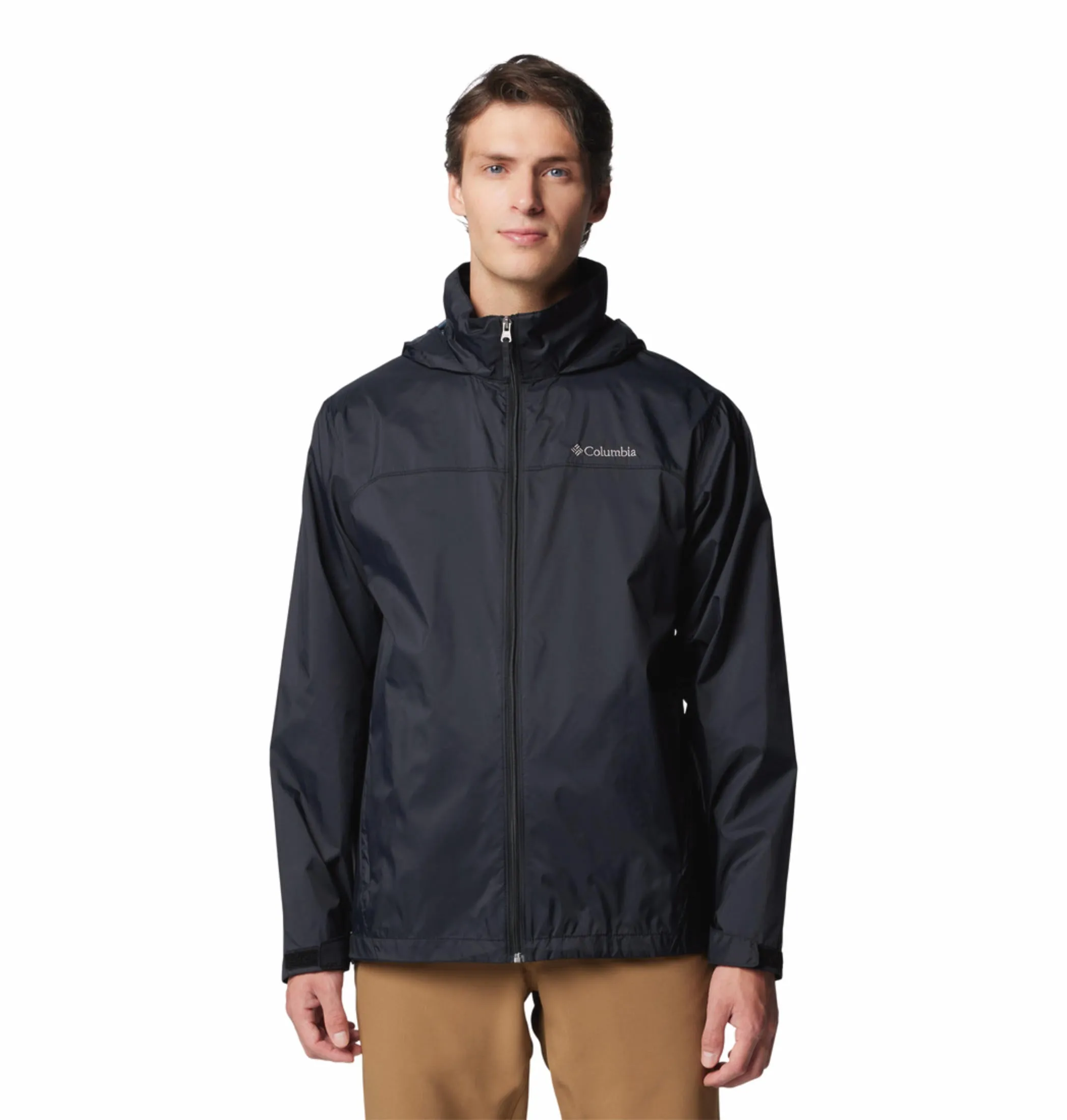 Columbia Men Black Glennaker Lake II Rain Jacket