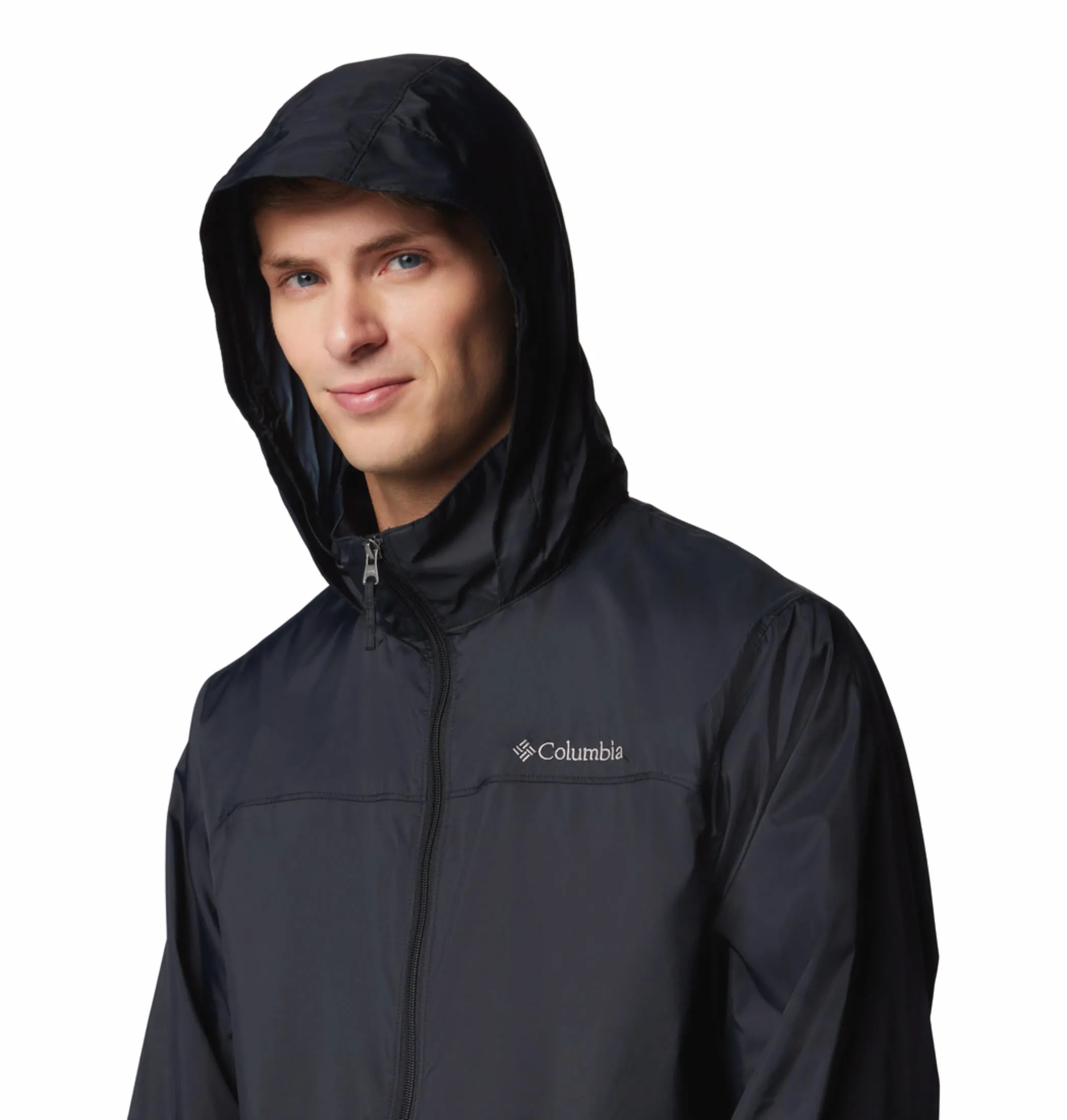 Columbia Men Black Glennaker Lake II Rain Jacket