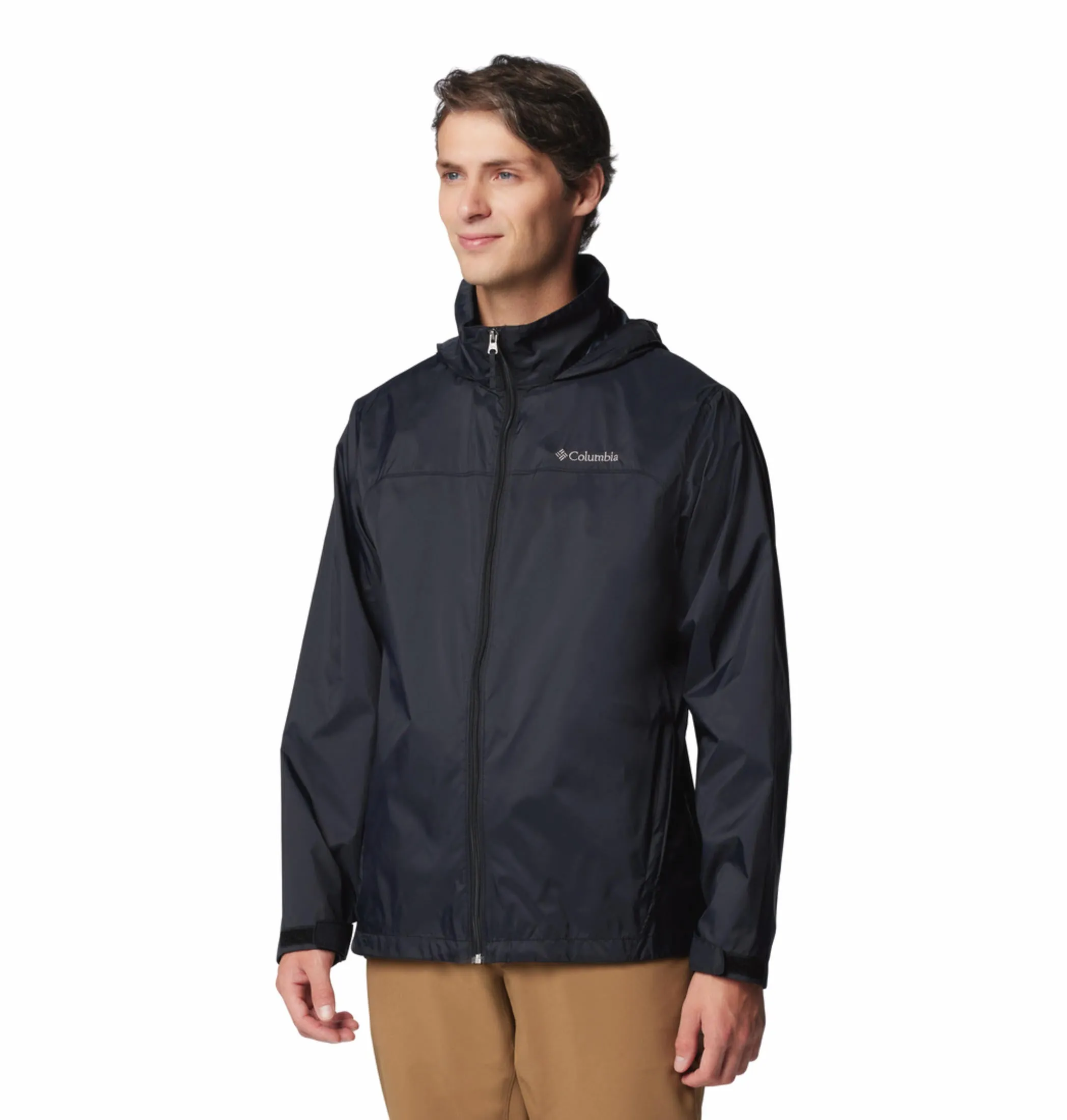 Columbia Men Black Glennaker Lake II Rain Jacket