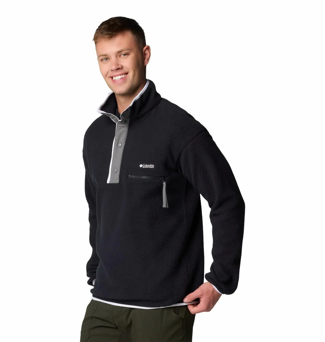Columbia Men Black Helvetia II Half Snap Fleece