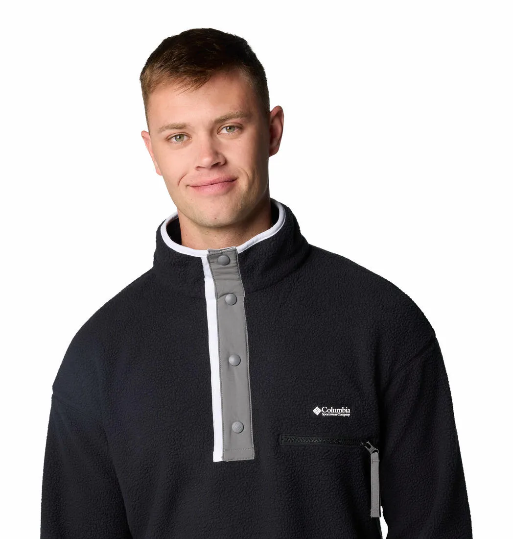 Columbia Men Black Helvetia II Half Snap Fleece