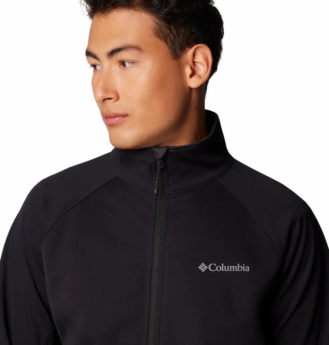 Columbia Men Black Omni-Heat Helix Outdoor Tracks II Fleece Jacket