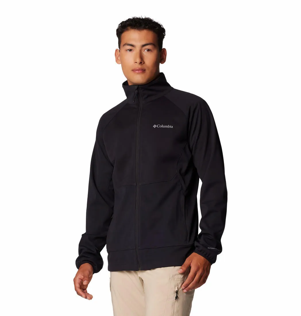 Columbia Men Black Omni-Heat Helix Outdoor Tracks II Fleece Jacket