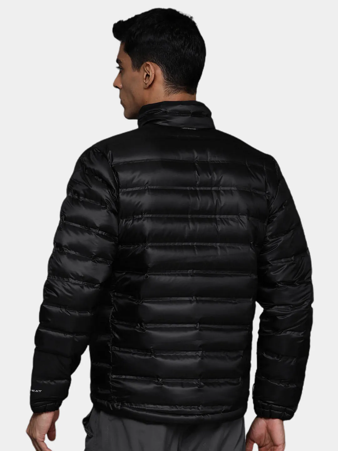Columbia Men Black Omni-Heat Infinity Pebble Peak Down Jacket