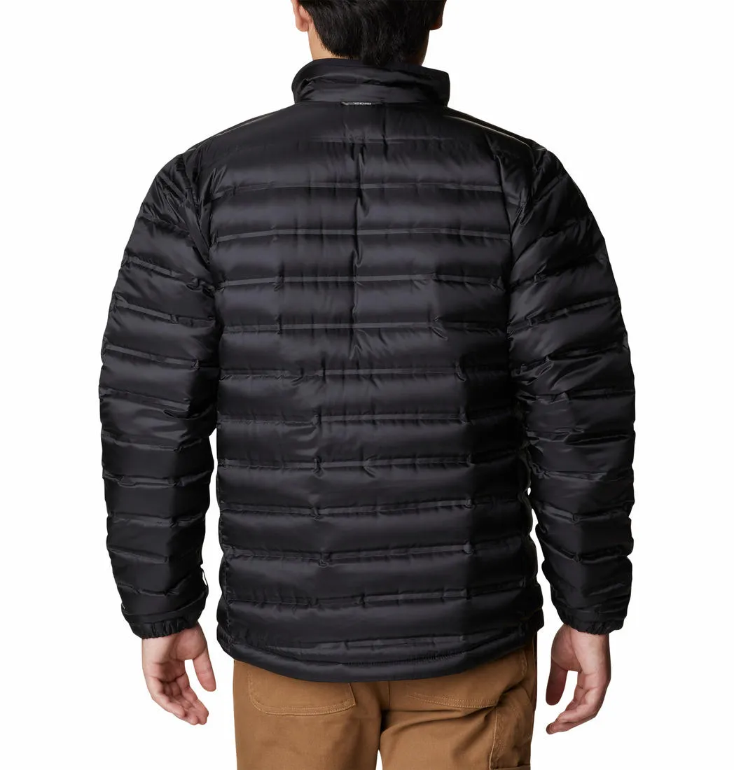 Columbia Men Black Omni-Heat Infinity Pebble Peak II Down Jacket