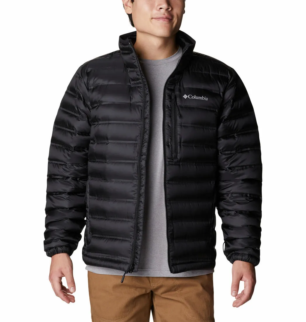 Columbia Men Black Omni-Heat Infinity Pebble Peak II Down Jacket