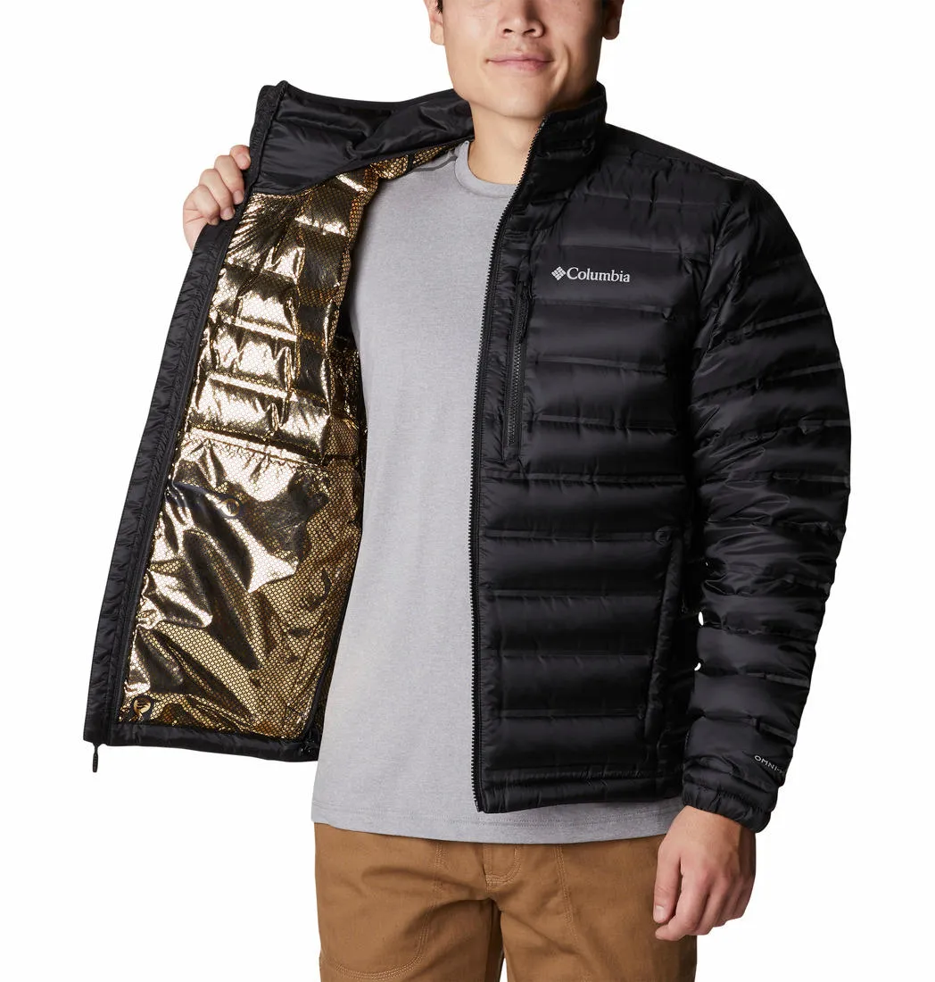 Columbia Men Black Omni-Heat Infinity Pebble Peak II Down Jacket