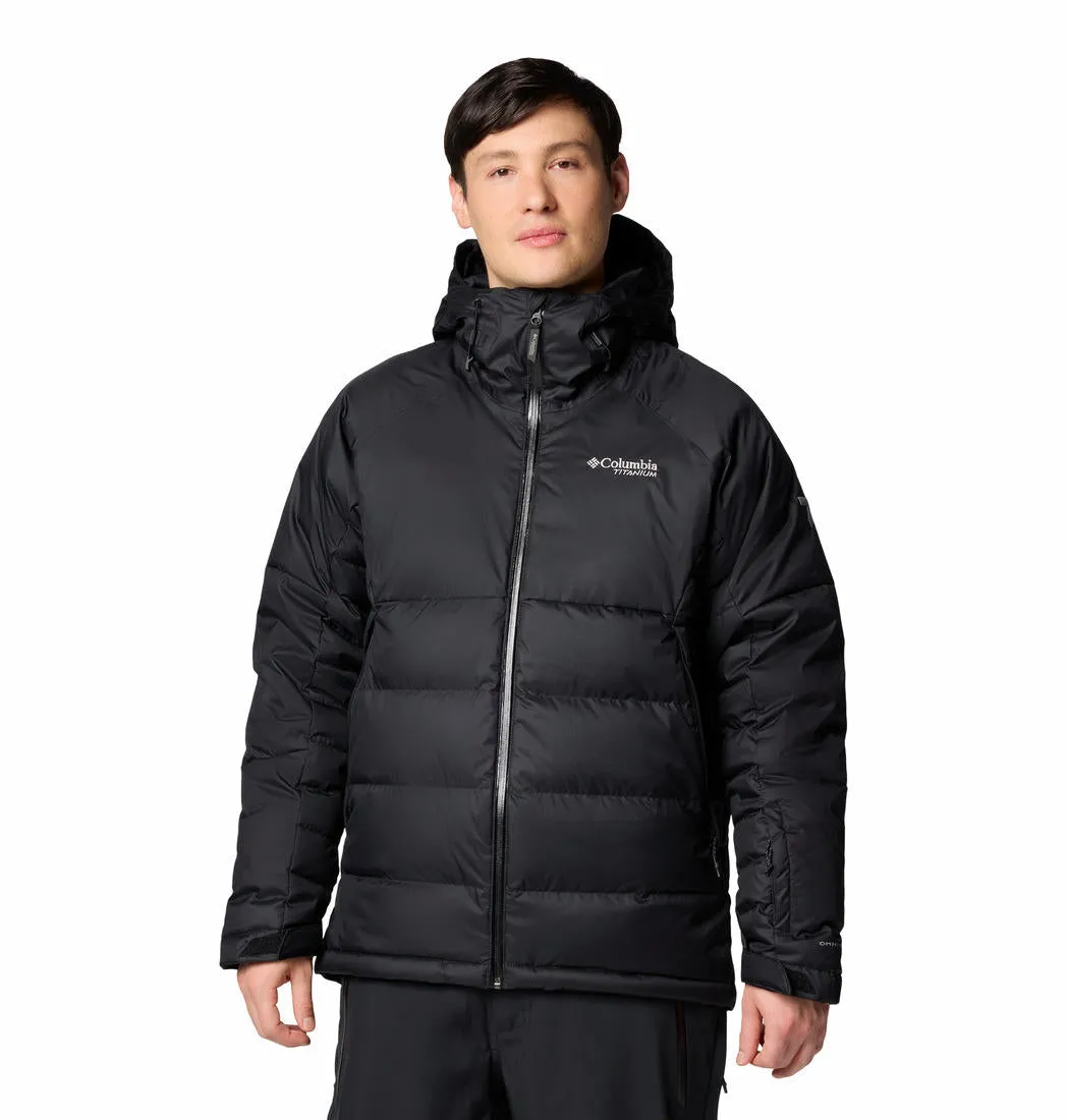 Columbia Men Black Omni-Heat Infinity Roaring Fork II Down Jacket