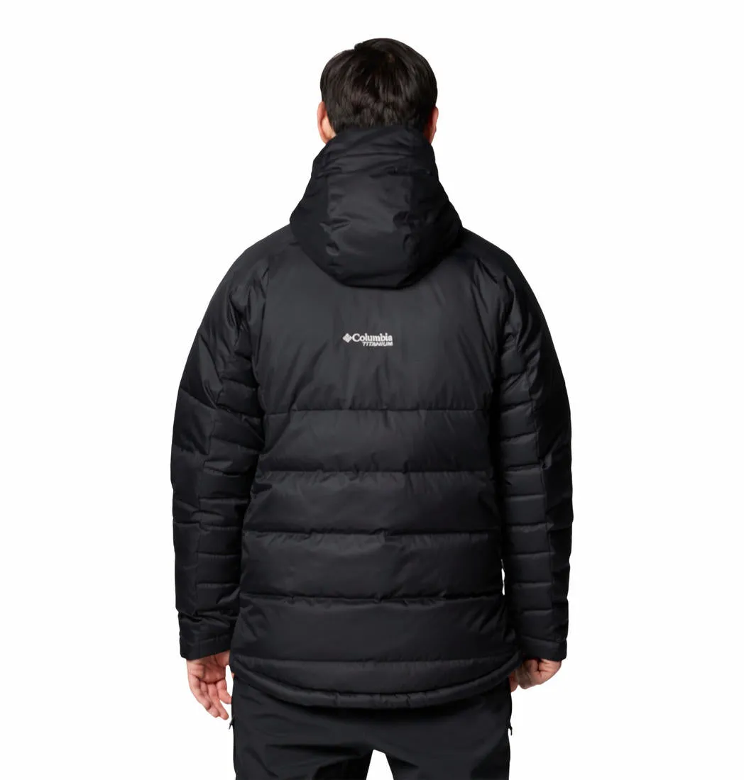 Columbia Men Black Omni-Heat Infinity Roaring Fork II Down Jacket