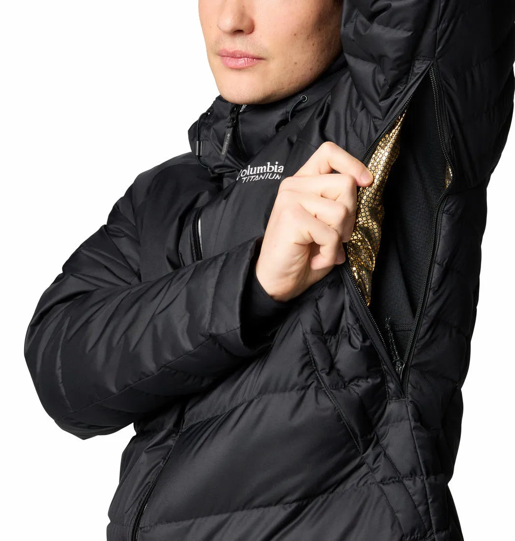 Columbia Men Black Omni-Heat Infinity Roaring Fork II Down Jacket