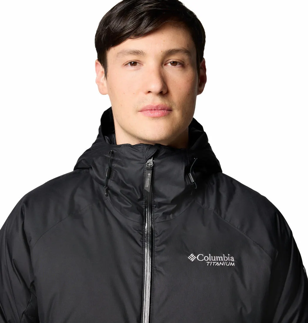 Columbia Men Black Omni-Heat Infinity Roaring Fork II Down Jacket
