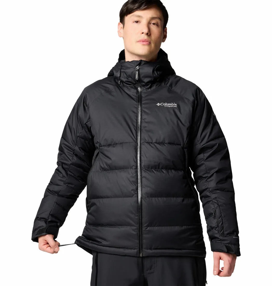 Columbia Men Black Omni-Heat Infinity Roaring Fork II Down Jacket