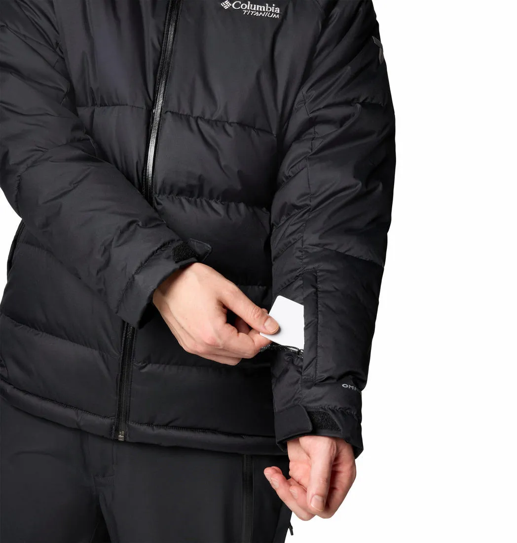 Columbia Men Black Omni-Heat Infinity Roaring Fork II Down Jacket