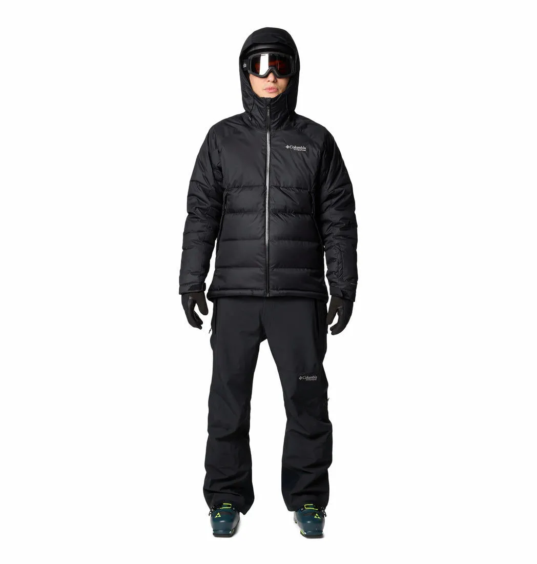 Columbia Men Black Omni-Heat Infinity Roaring Fork II Down Jacket