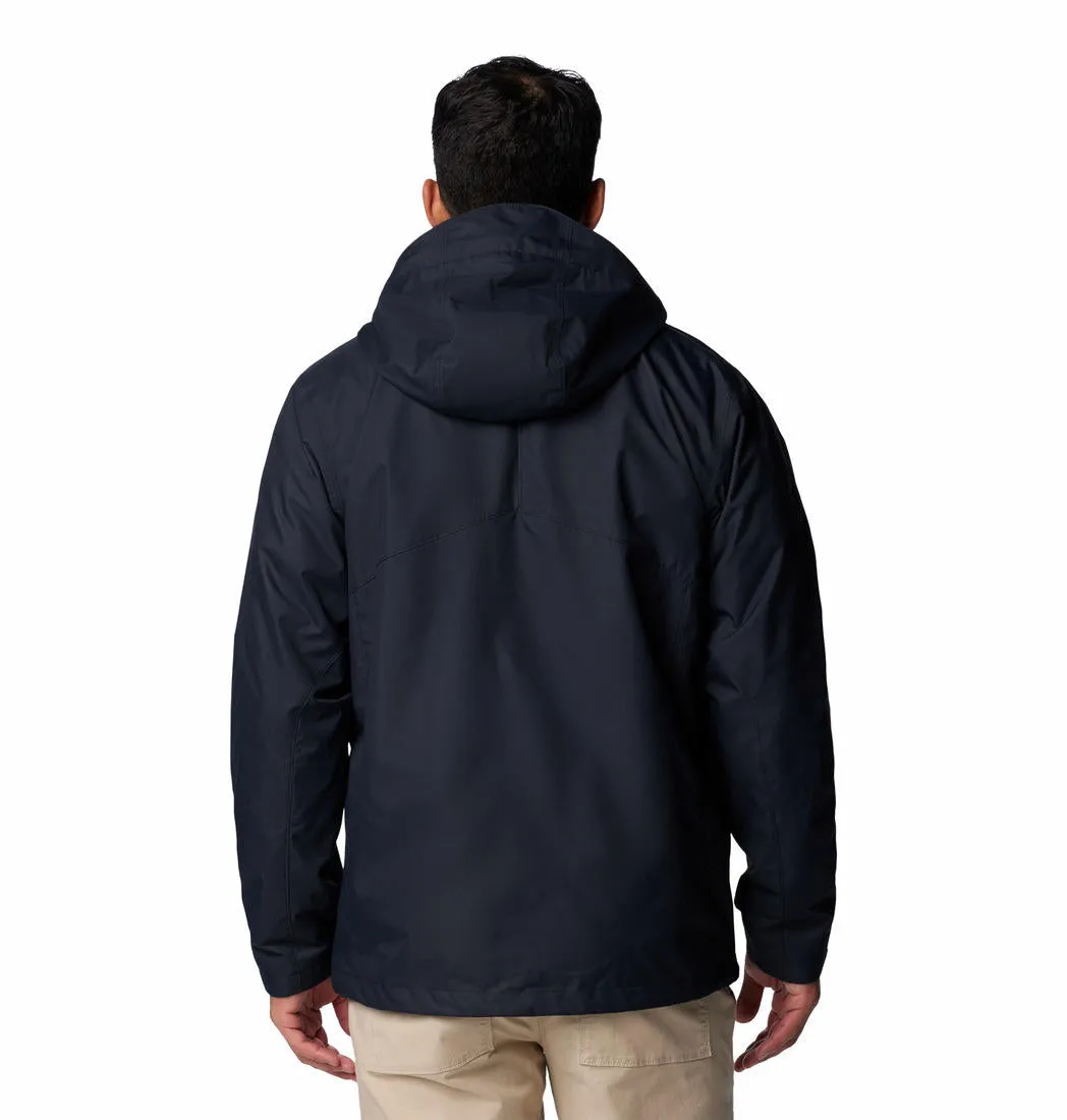 Columbia Men Black Omni-Heat Reflective Bugaboo III Inetrchangeable Jacket