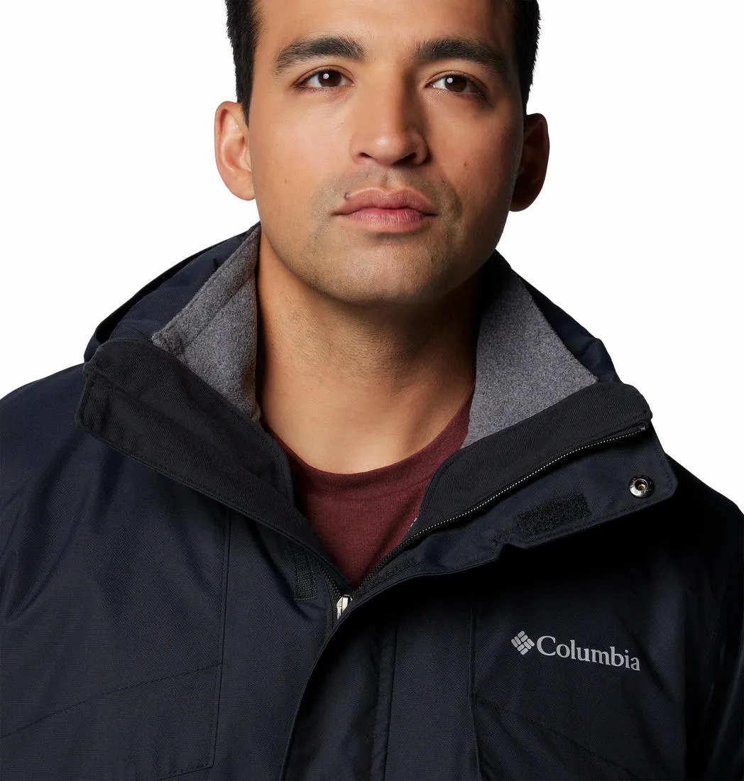 Columbia Men Black Omni-Heat Reflective Bugaboo III Inetrchangeable Jacket
