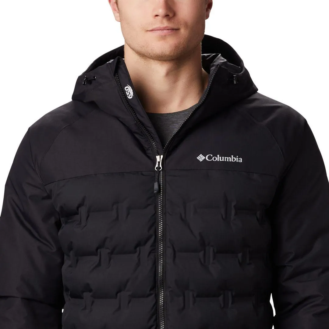 Columbia Men Black Omni-Heat Reflective Grand Trek Down Jacket