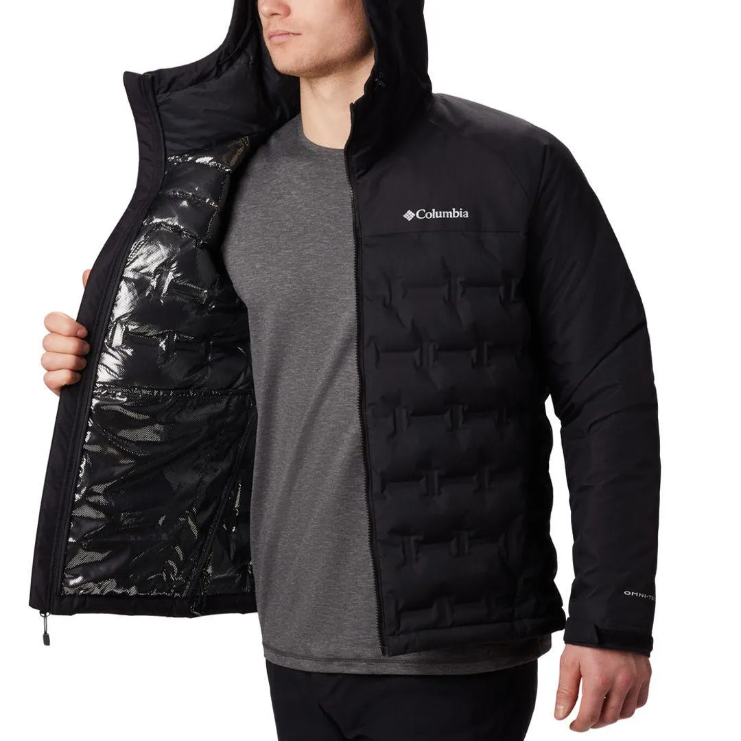 Columbia Men Black Omni-Heat Reflective Grand Trek Down Jacket