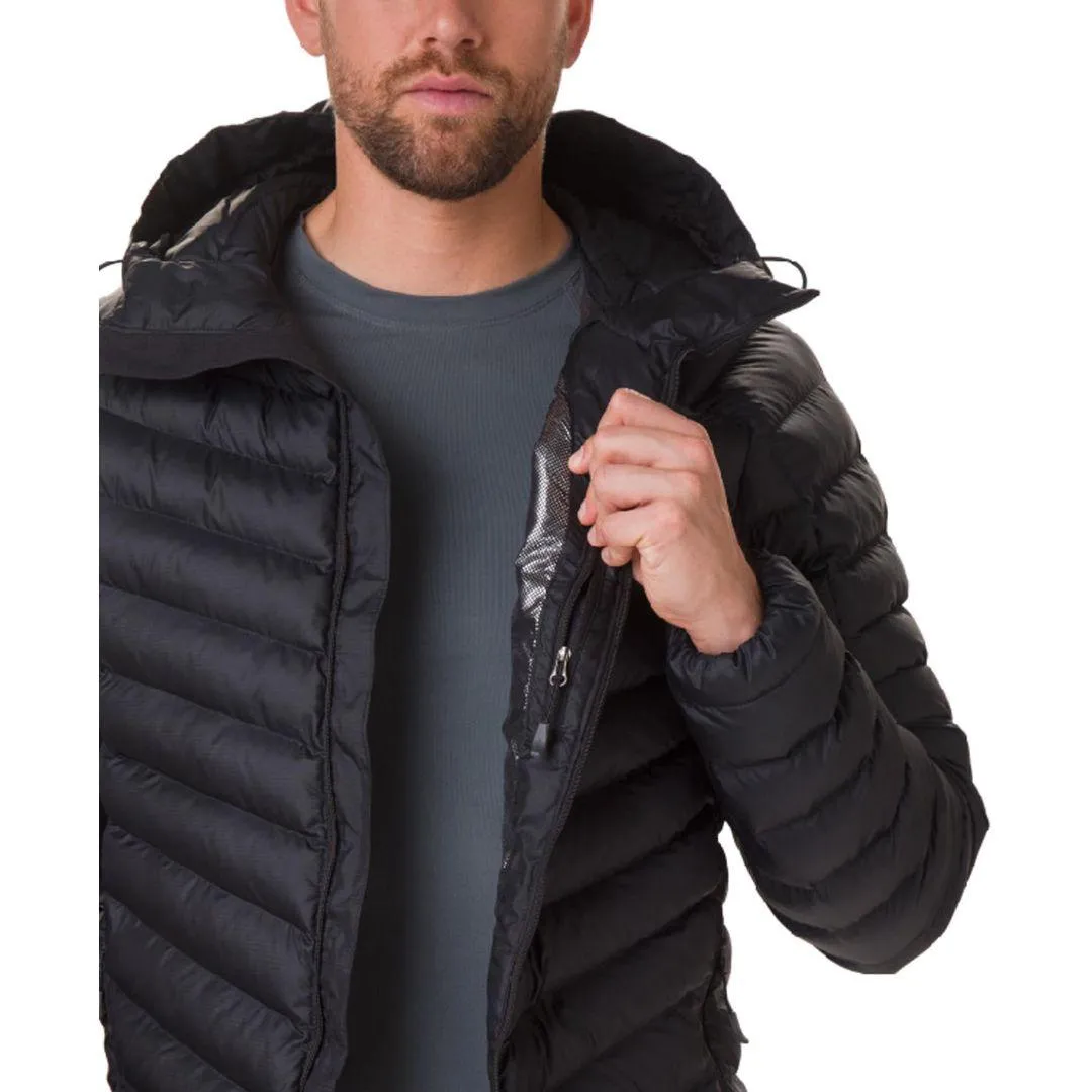 Columbia Men Black Omni-Heat Reflective Horizon Explorer Hooded Jacket