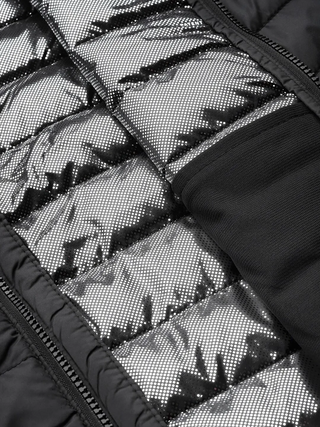 Columbia Men Black Omni-Heat Reflective Powder Lite Hooded Jacket
