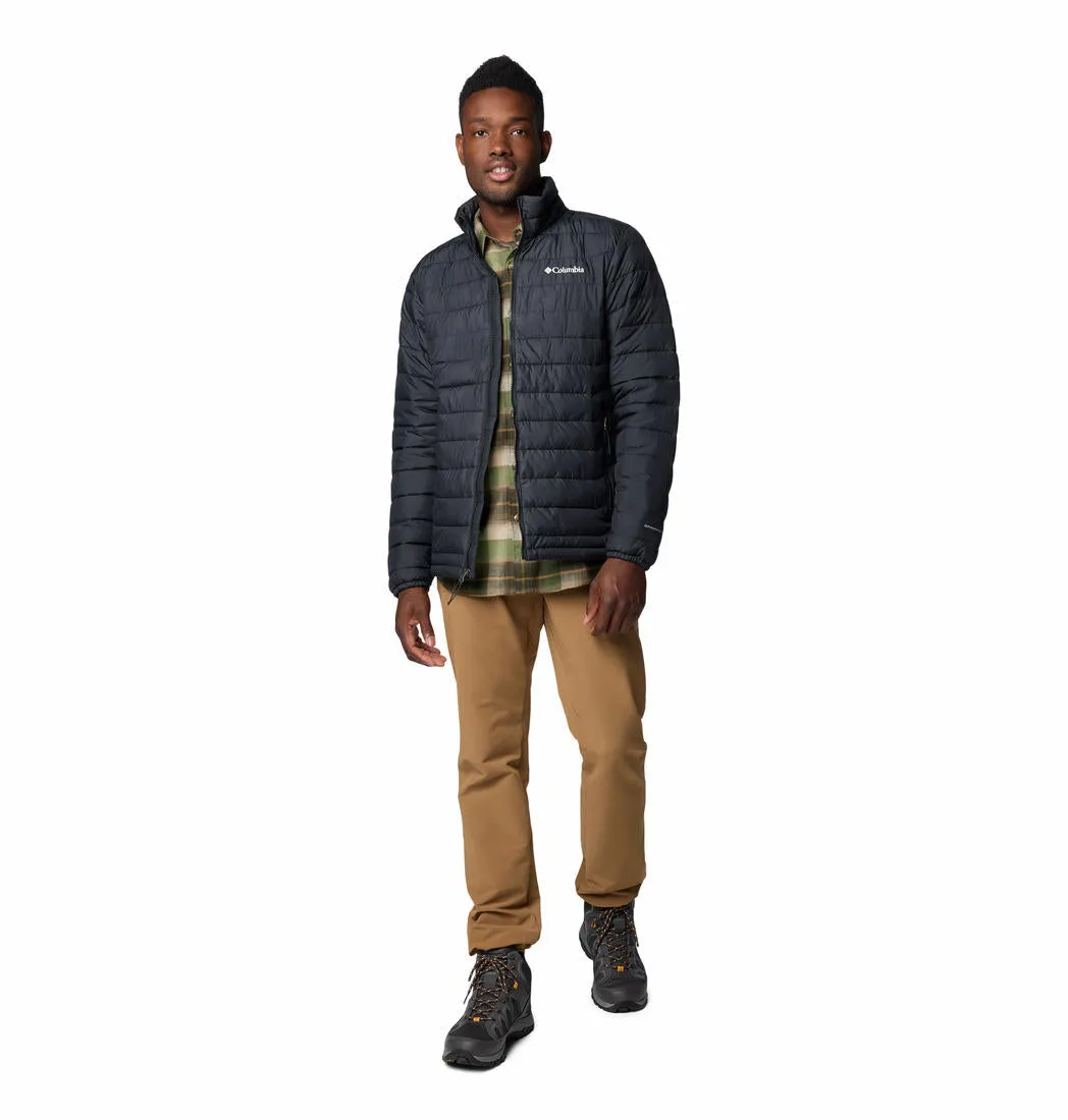 Columbia Men Black Omni-Heat Reflective Powder Lite II Jacket