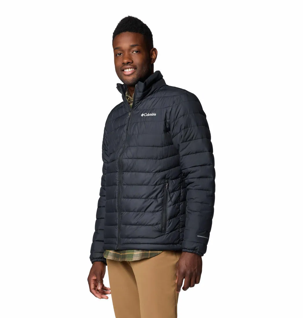 Columbia Men Black Omni-Heat Reflective Powder Lite II Jacket