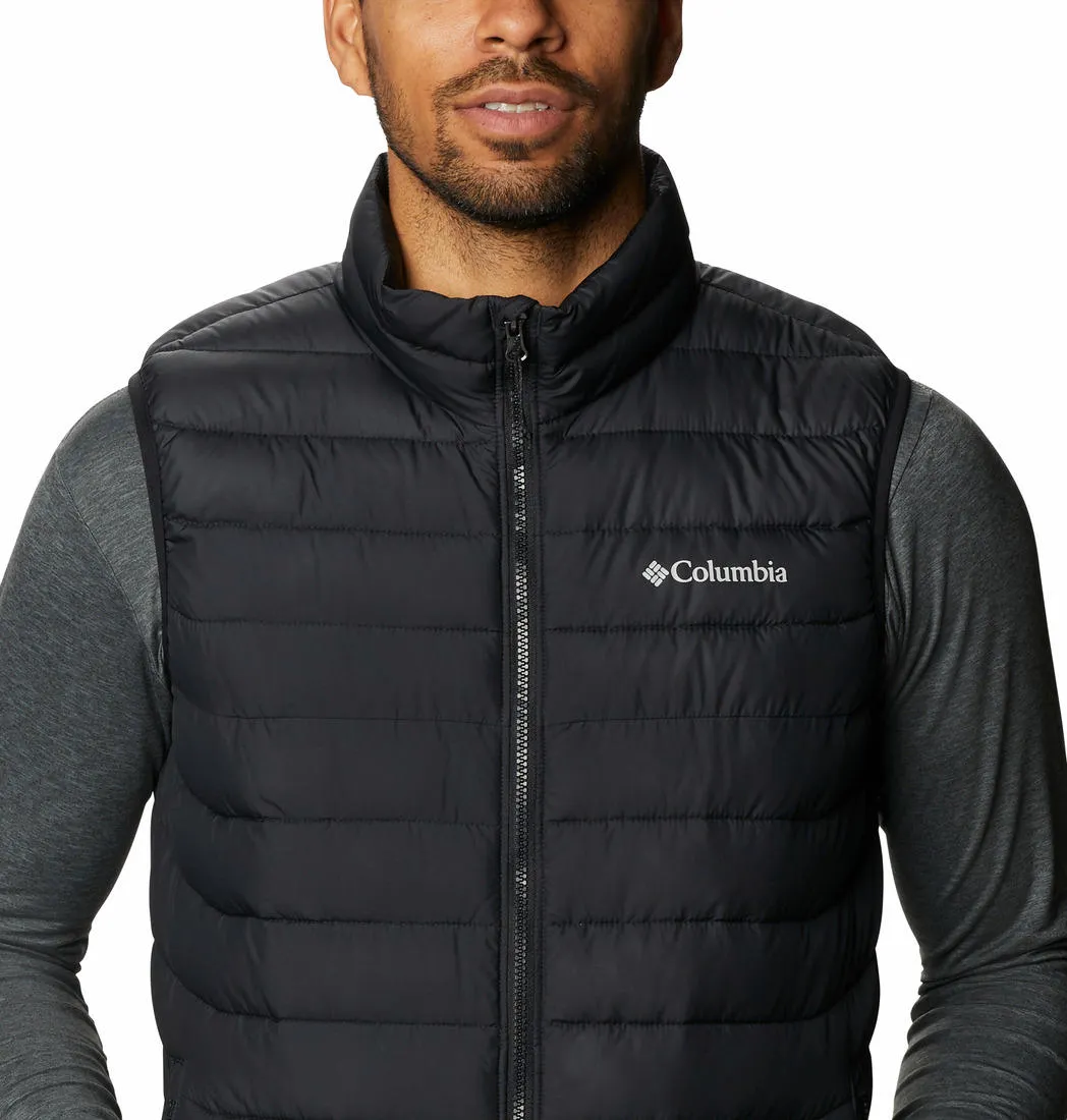 Columbia Men Black Omni-Heat Reflective Powder Lite II Vest