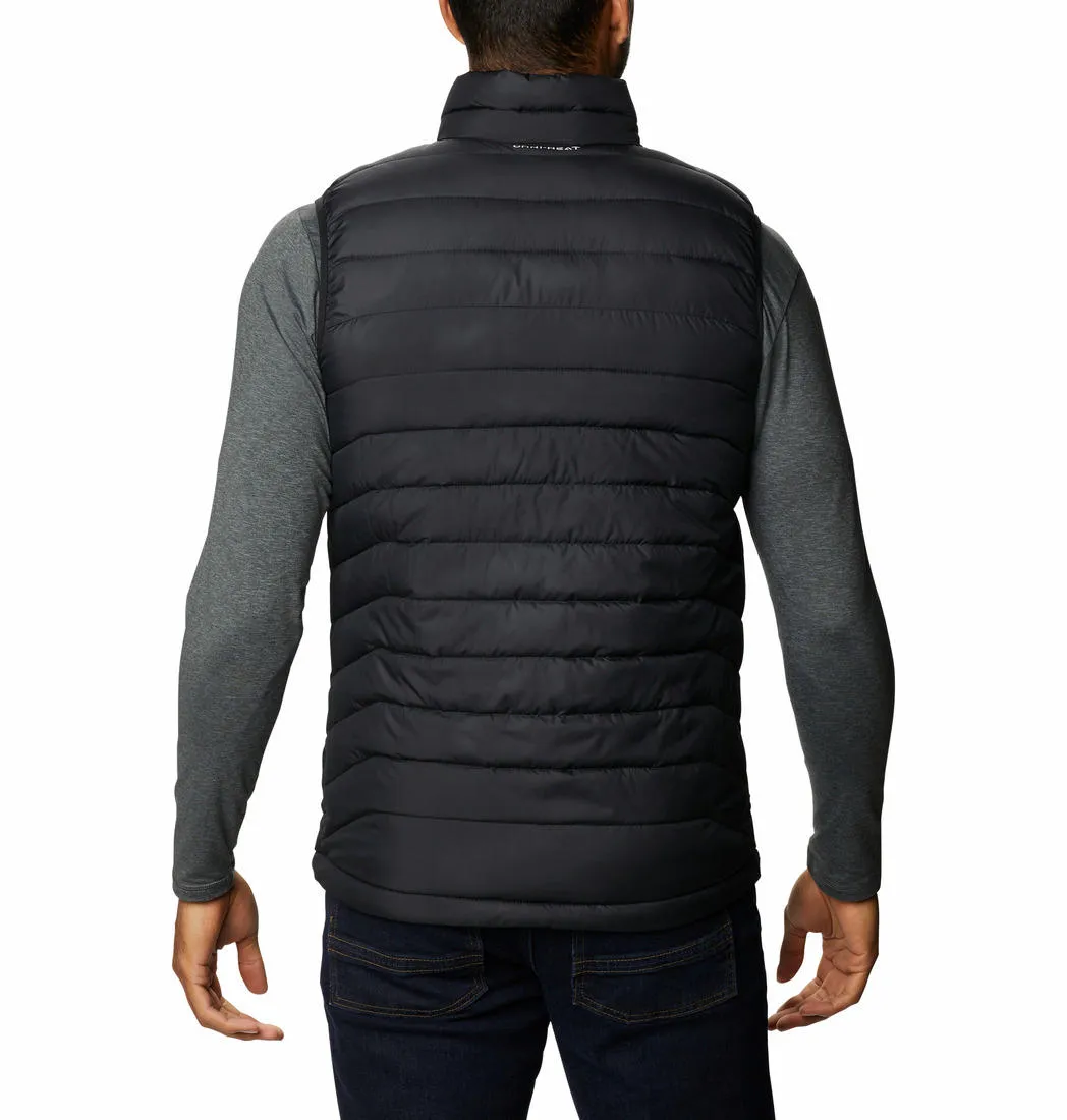 Columbia Men Black Omni-Heat Reflective Powder Lite II Vest