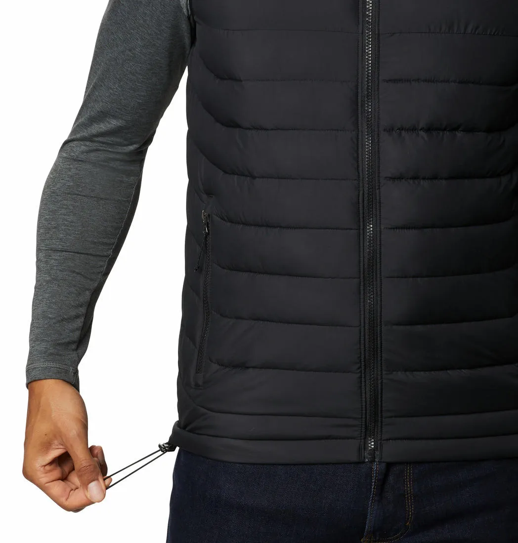 Columbia Men Black Omni-Heat Reflective Powder Lite II Vest