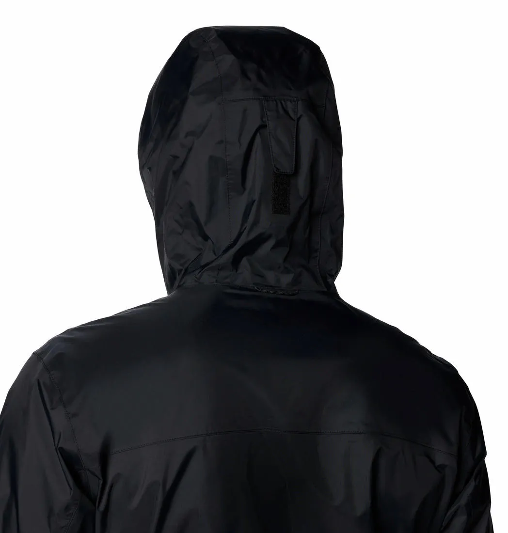 Columbia Men Black Omni-Tech EvaPOURation II Waterproof Rain Jacket