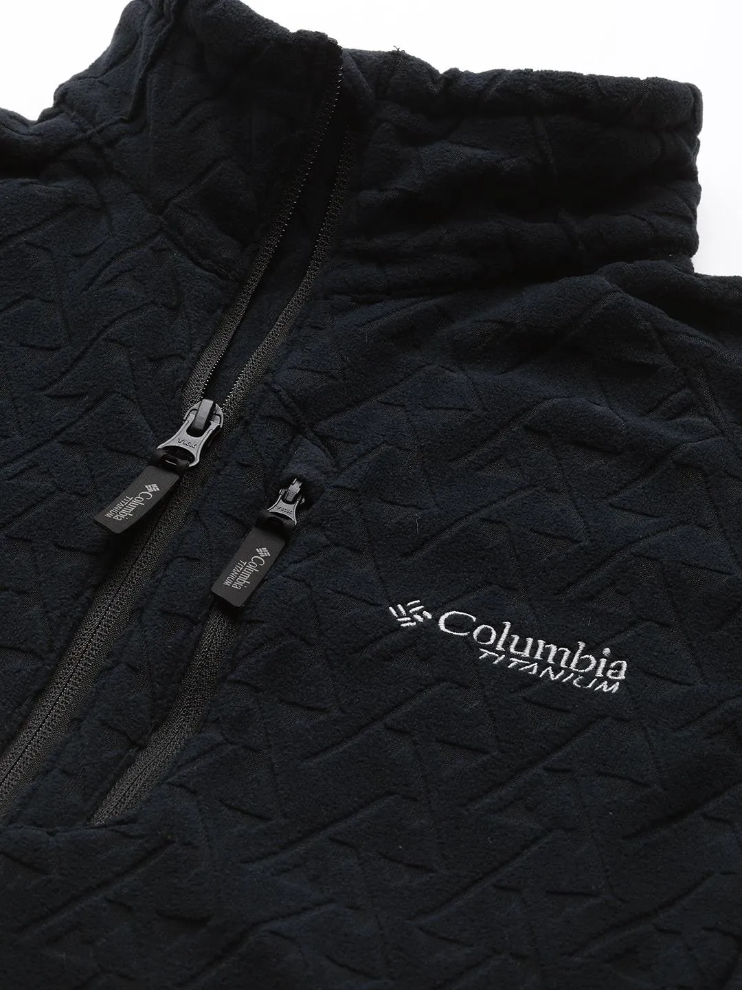Columbia Men Black Omni-Wick Titan Pass 3.0 Fleece Jacket
