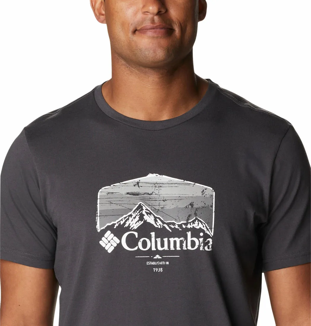 Columbia Men Black Path Lake Graphic II Tshirt