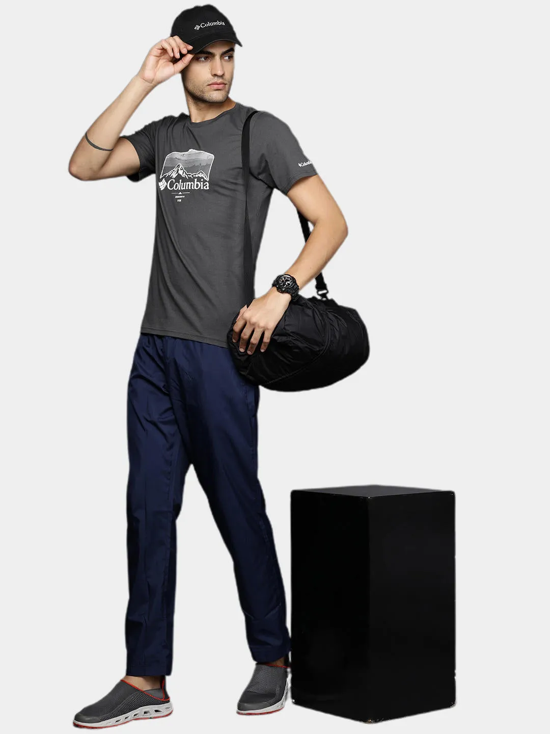 Columbia Men Black Path Lake Graphic II Tshirt