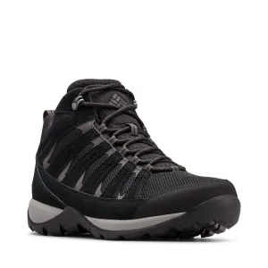 Columbia Men Black REDMOND V2 MID Water Resistant Shoes