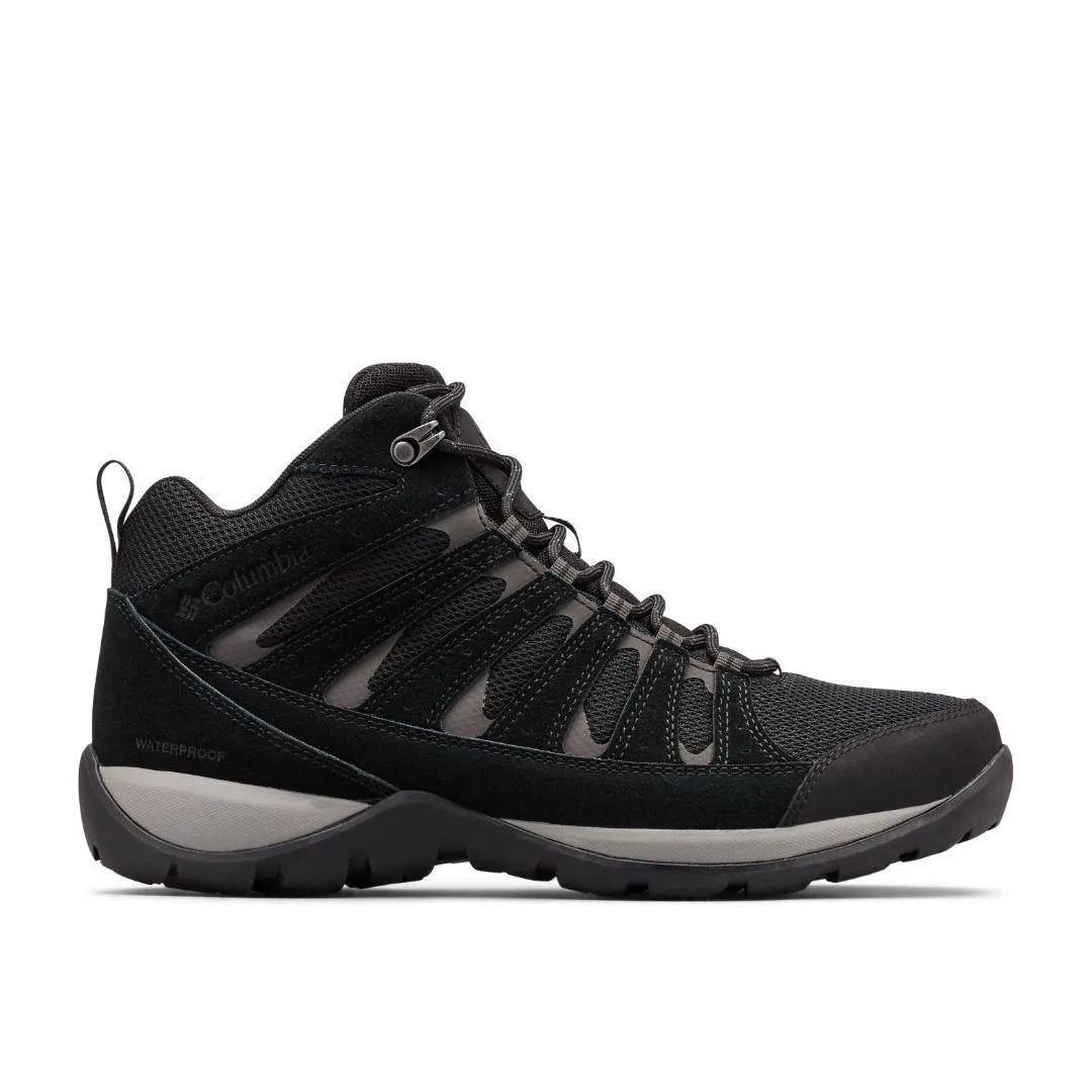 Columbia Men Black REDMOND V2 MID Water Resistant Shoes