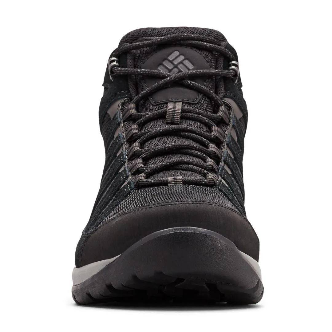 Columbia Men Black REDMOND V2 MID Water Resistant Shoes