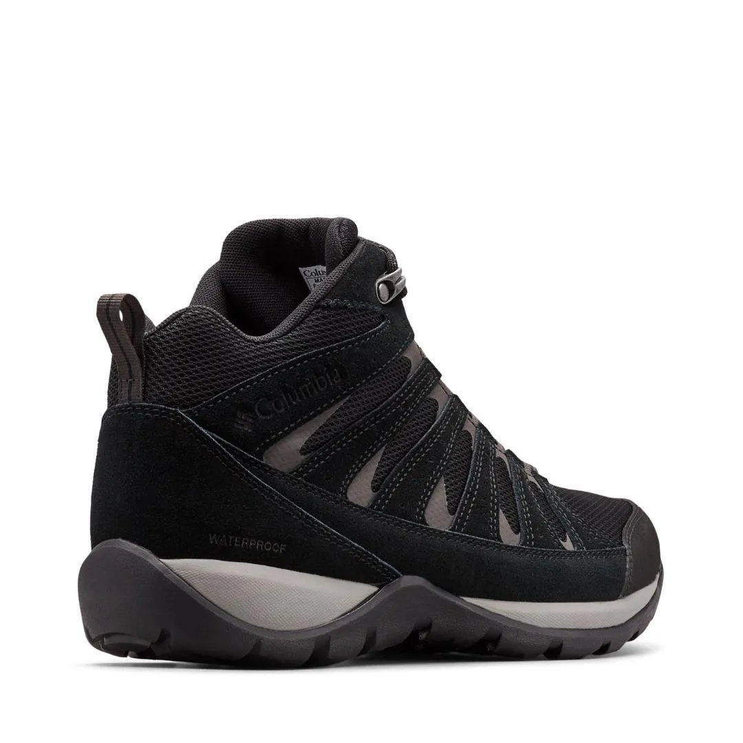 Columbia Men Black REDMOND V2 MID Water Resistant Shoes