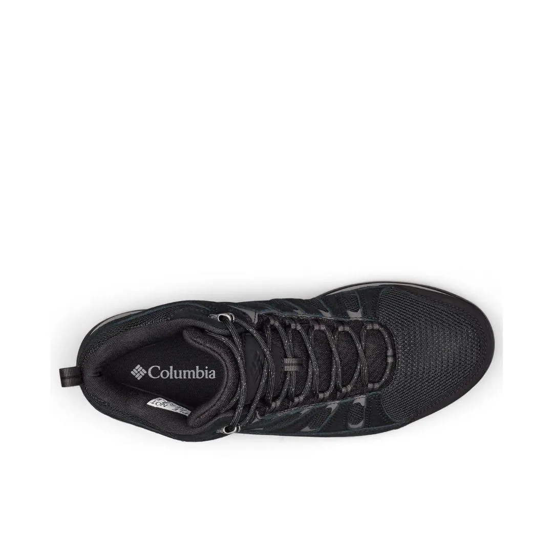 Columbia Men Black REDMOND V2 MID Water Resistant Shoes