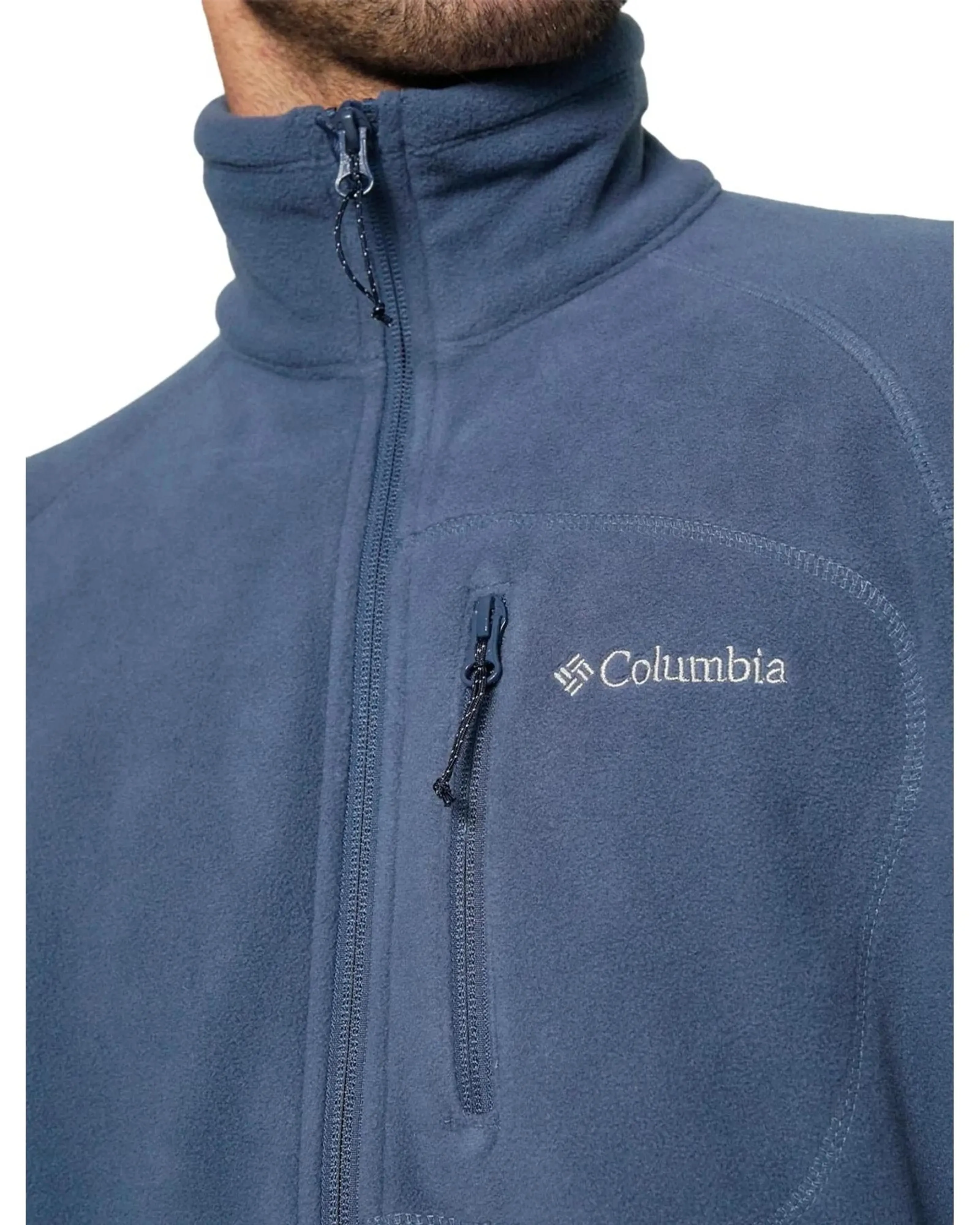 Columbia Men Blue Fast Trek II Fleece Jacket