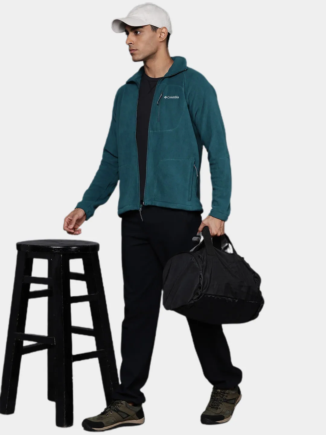Columbia Men Blue Fast Trek II Fleece Jacket