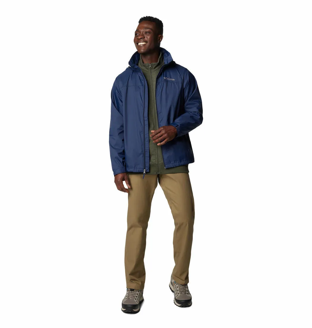 Columbia Men Blue Glennaker Lake II Rain Waterproof Rain Jacket