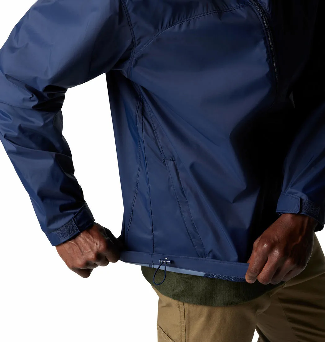 Columbia Men Blue Glennaker Lake II Rain Waterproof Rain Jacket