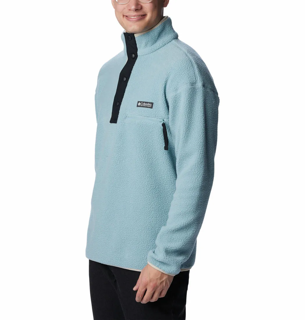 Columbia Men Blue Helvetia Half Snap Fleece Jacket