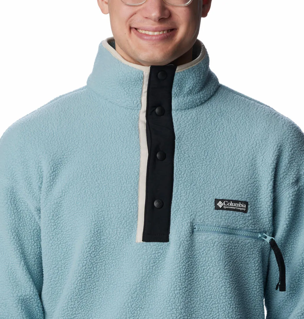 Columbia Men Blue Helvetia Half Snap Fleece Jacket