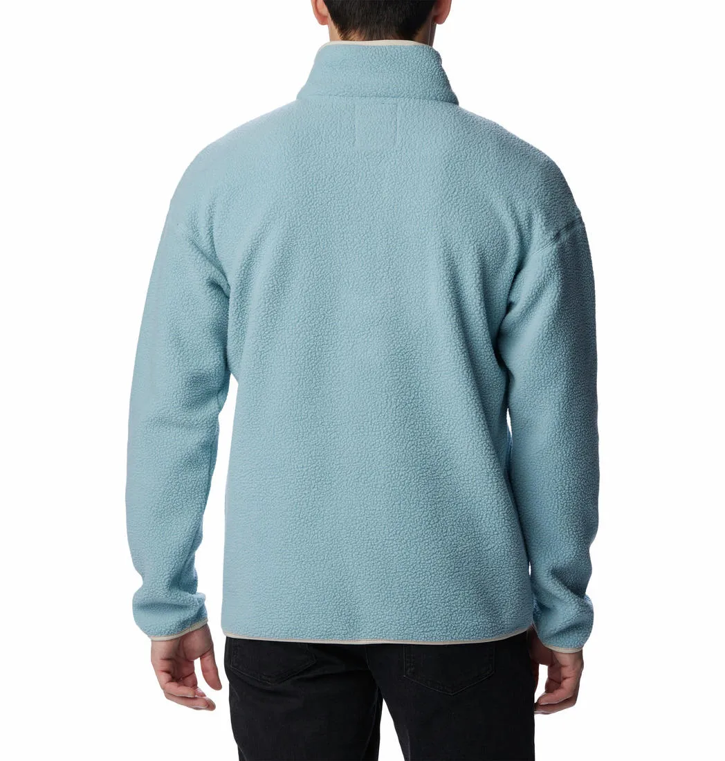Columbia Men Blue Helvetia Half Snap Fleece Jacket