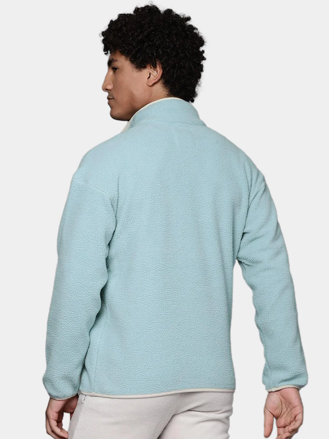 Columbia Men Blue Helvetia Half Snap Fleece Jacket