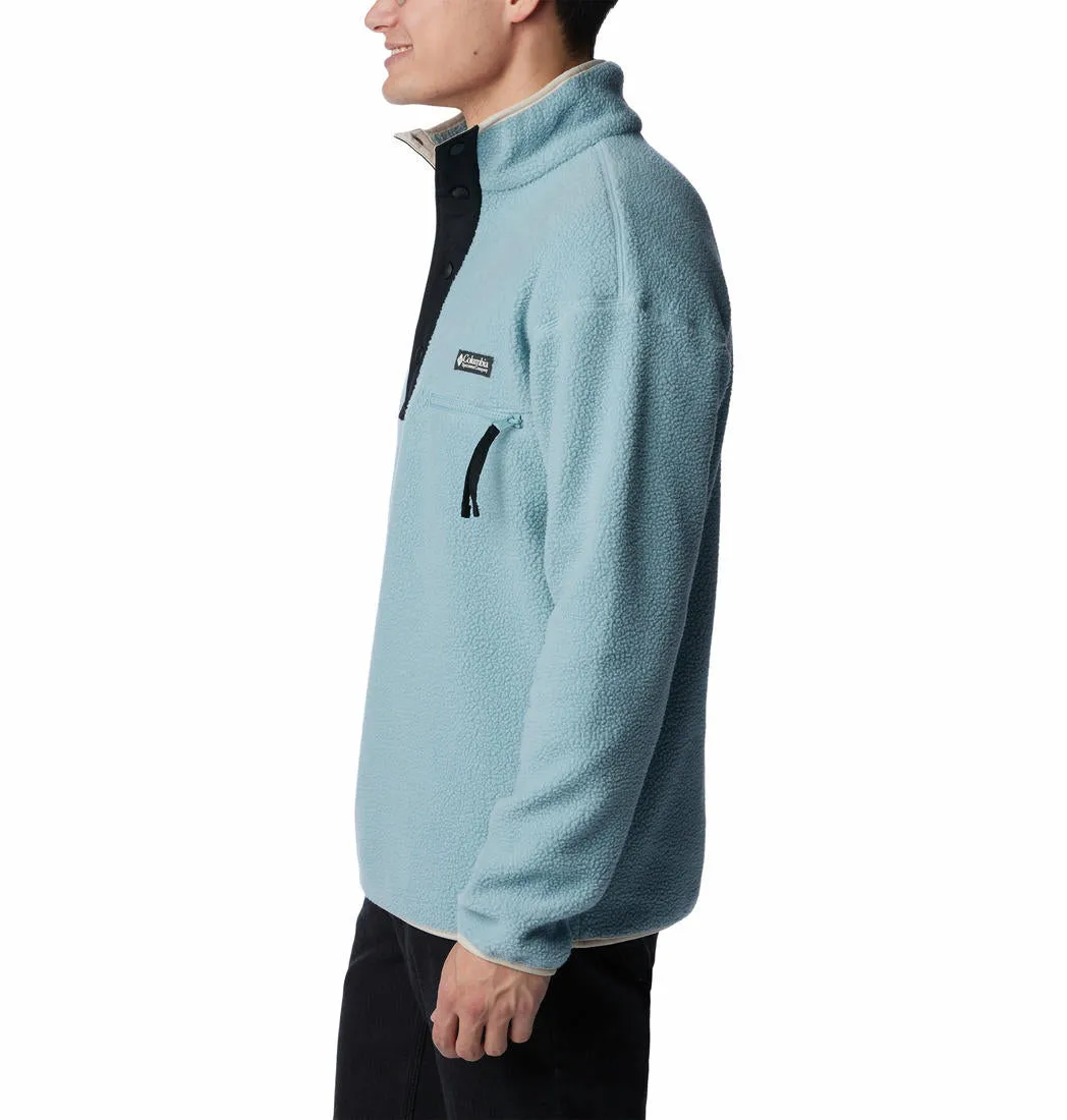 Columbia Men Blue Helvetia Half Snap Fleece Jacket