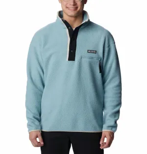 Columbia Men Blue Helvetia Half Snap Fleece Jacket