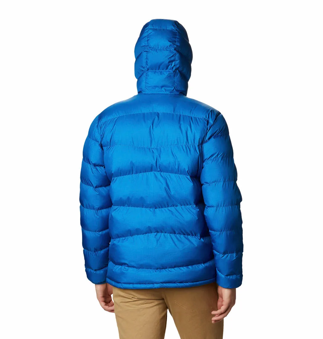 Columbia Men Blue Omni-Heat Reflective Fivemile Butte Hooded Jacket